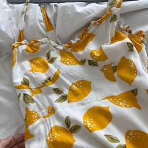 Code x Mode lemon print midi dress XS